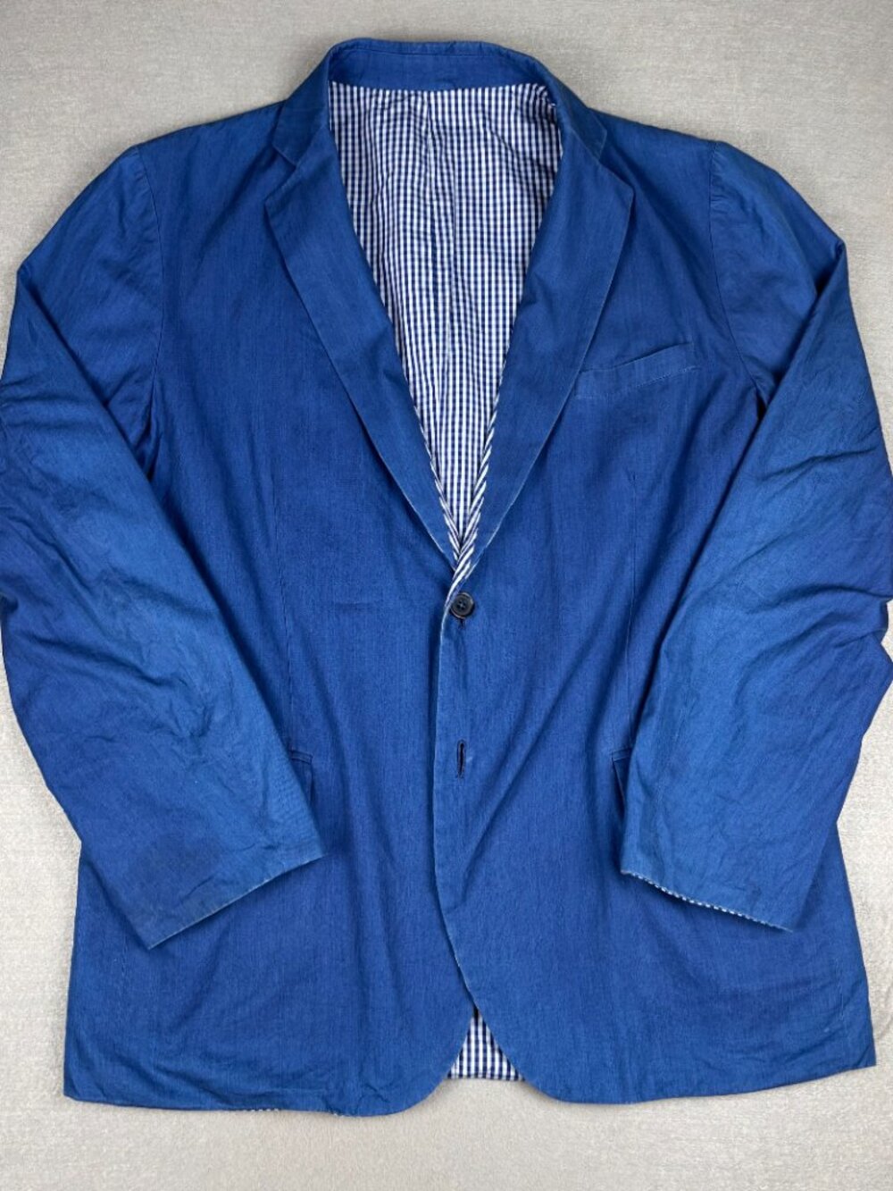 Tombolini TConcept Reversible Gingham Blazer Made in Italy - Picture 8 of 16